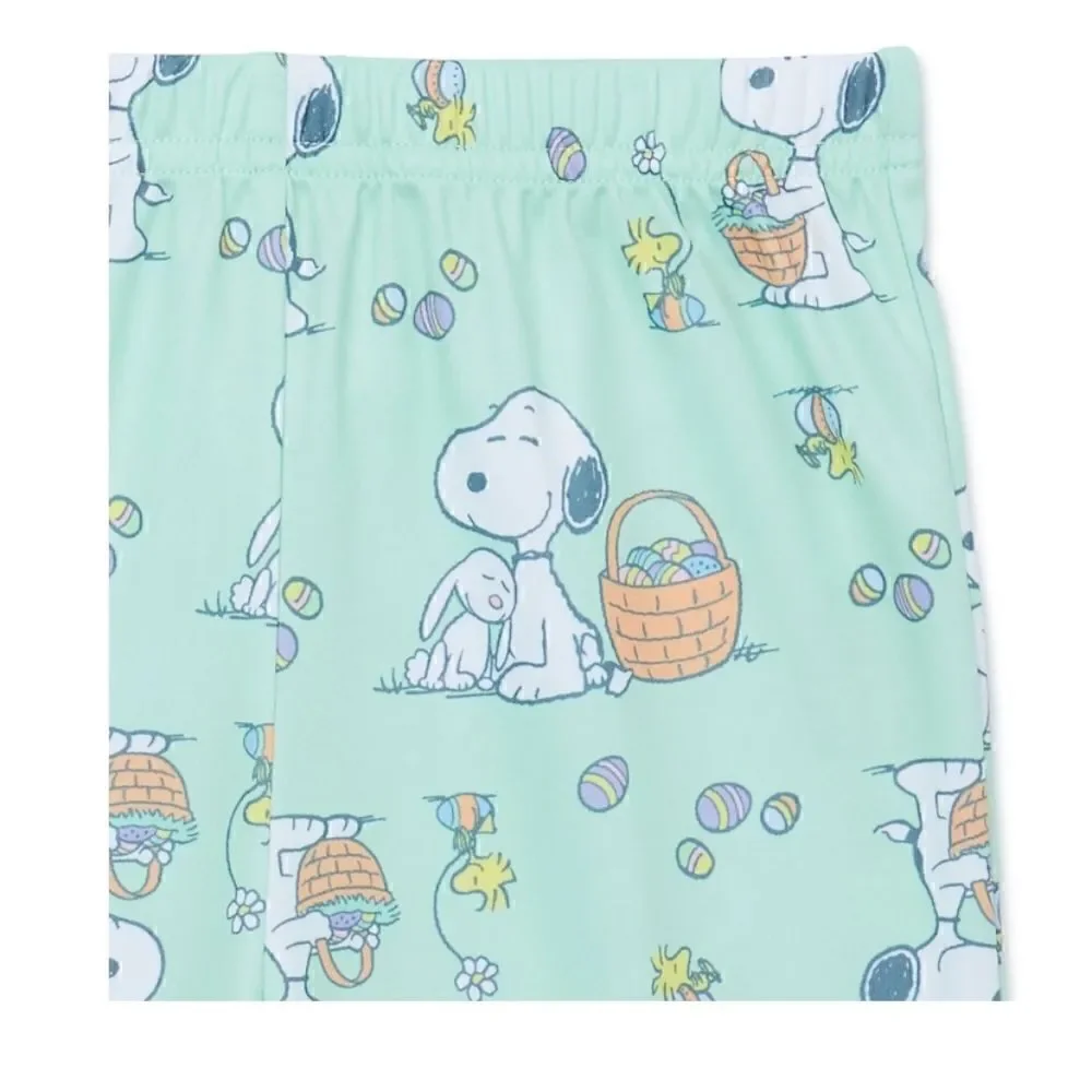 Nwt Peanuts Toddler Girls Easter Pajama Coat Set, 2-Piece